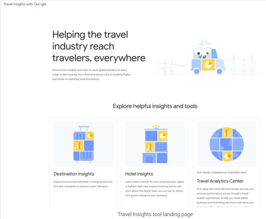 Launch of Travel Insights with Google