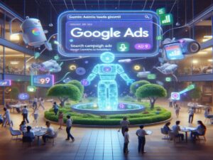 Gemini AI in Google Ads for creating search campaign ads
