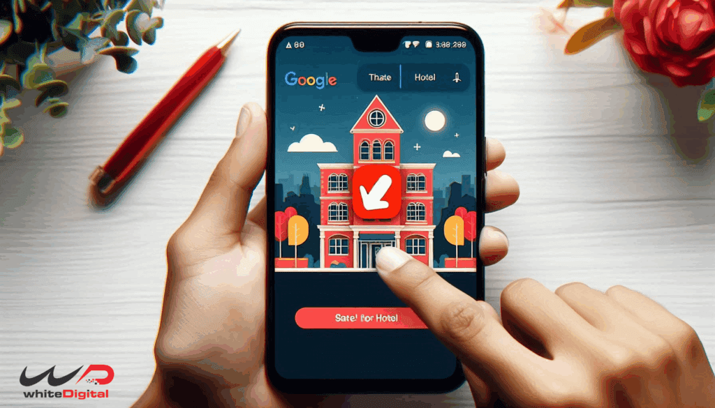 Google Ads Experiments Share Icon on Hotel Ads