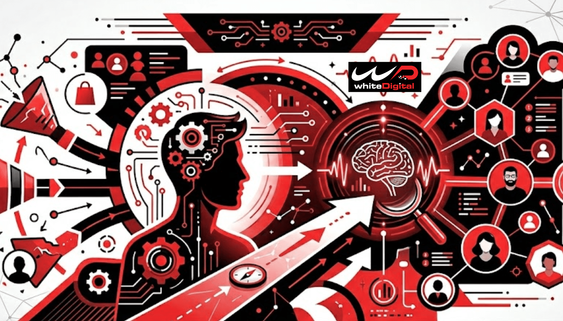 AI discovering the audience vector visuals