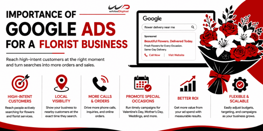 Importance of Google Ads for a Florist Business deisgn