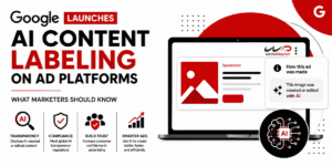 Google launches AI content labeling on ad platforms, highlighting transparency, compliance, consumer trust, and smarter advertising.