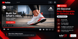 YouTube 20-Second Non-Skippable In-Stream Ads
