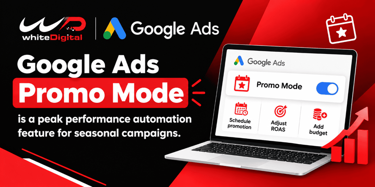 Google Ads Promo Mode is a performance automation feature for seasonal campaigns.